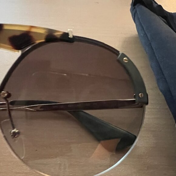 Prada Women\'s SPR52U SZ60A7 Fashion Pilot aviator sunglasses main image 9